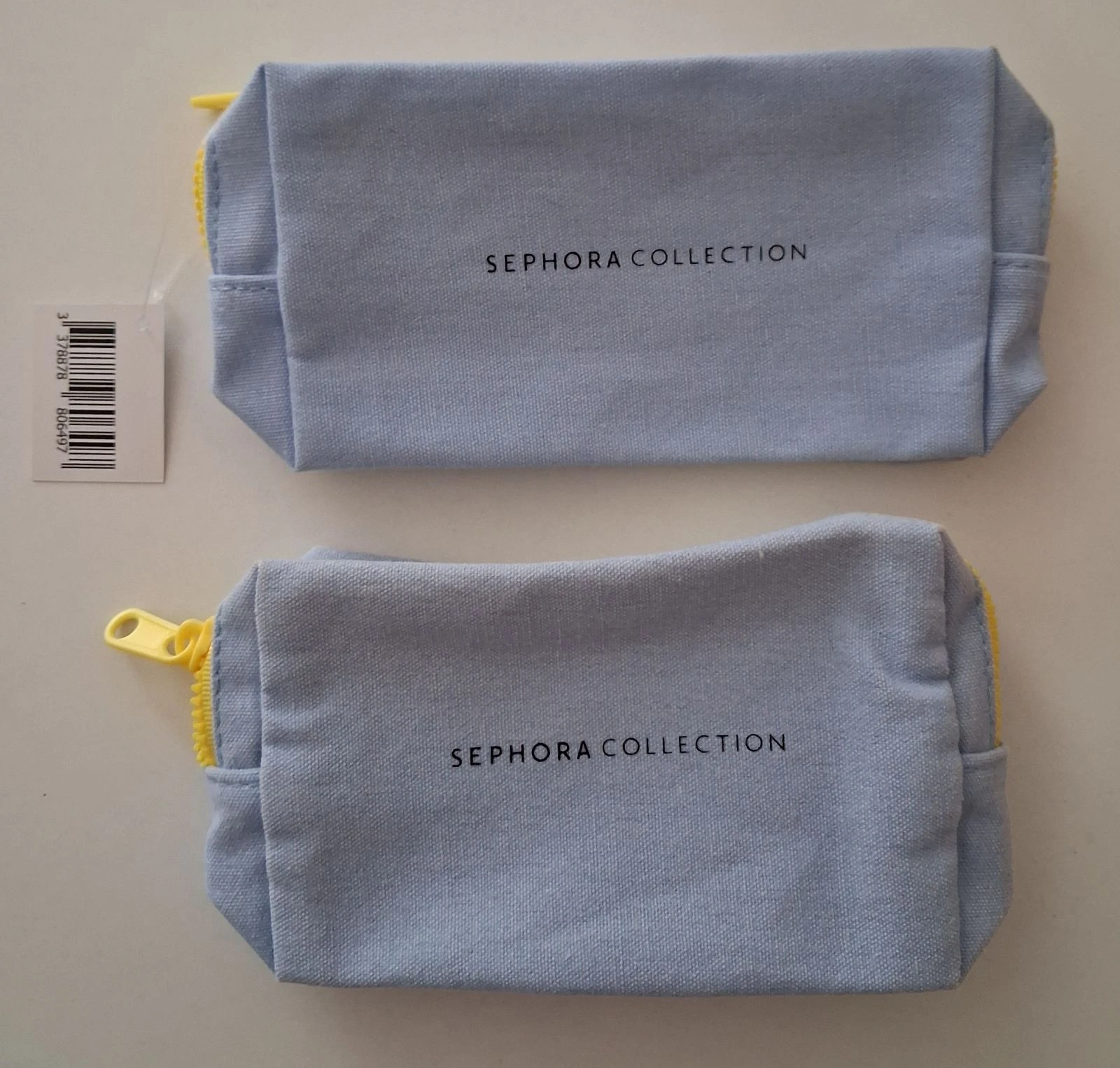 Lot de 2 trousses à maquillage zippées Sephora